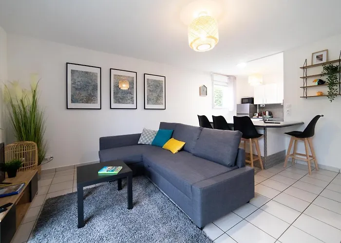 Hometimal - T2 - Free Parking - Terrasse - Jardin 公寓 布拉尼亚克